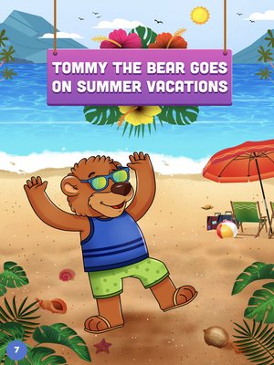 cover image of Tommy the Bear goes on summer vacations